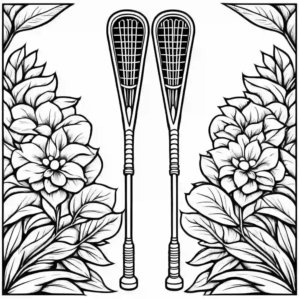 Lacrosse Stick coloring pages